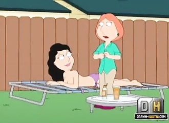 Dessin animé adulte avec deux lesbis