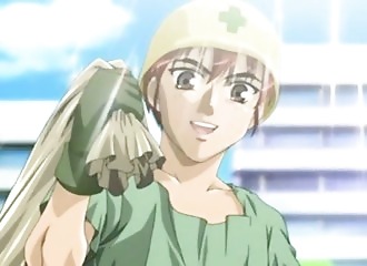 Manga adulte avec une jolie serveuse pulpeuse